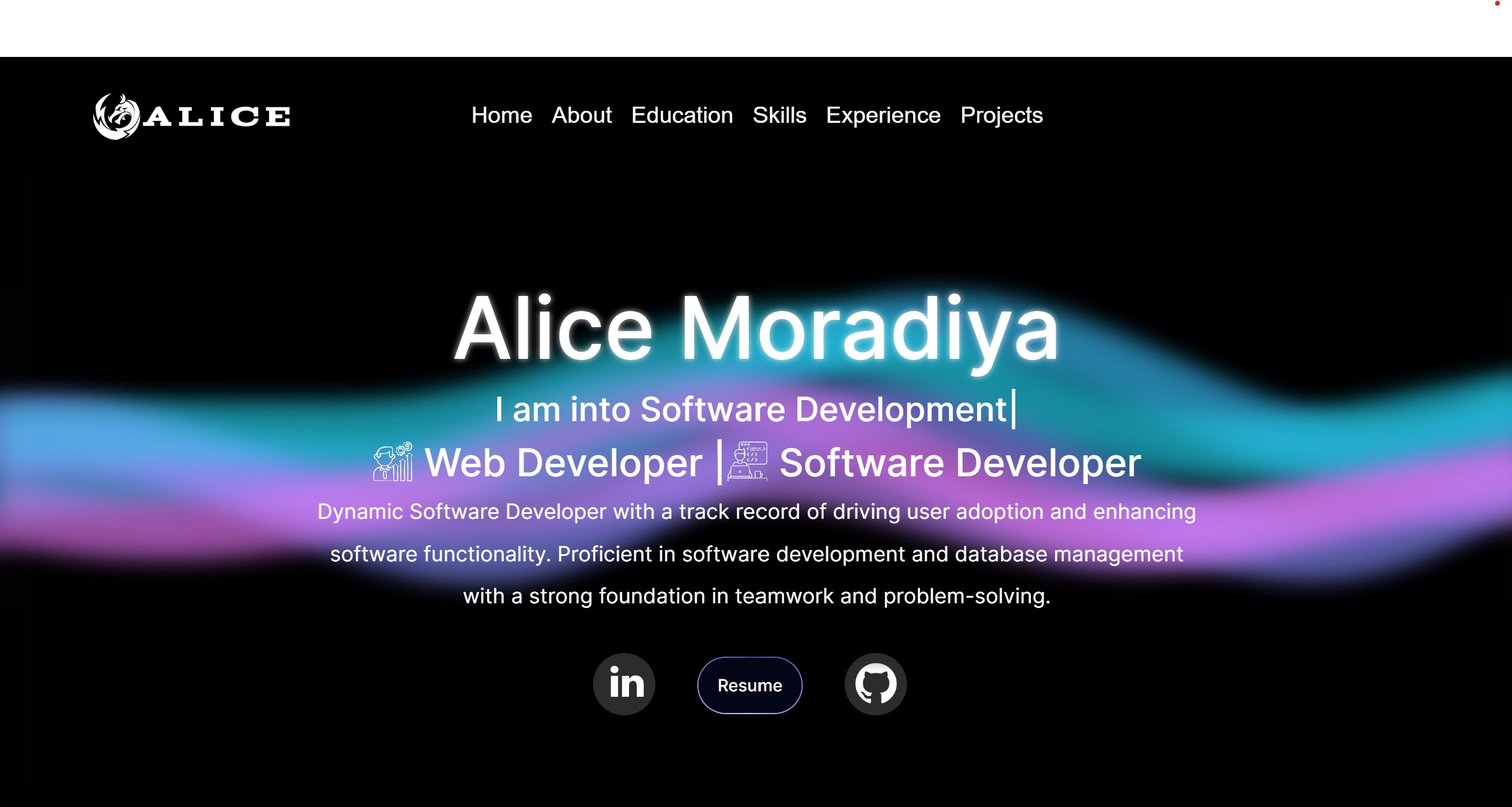 Personal Portfolio Website